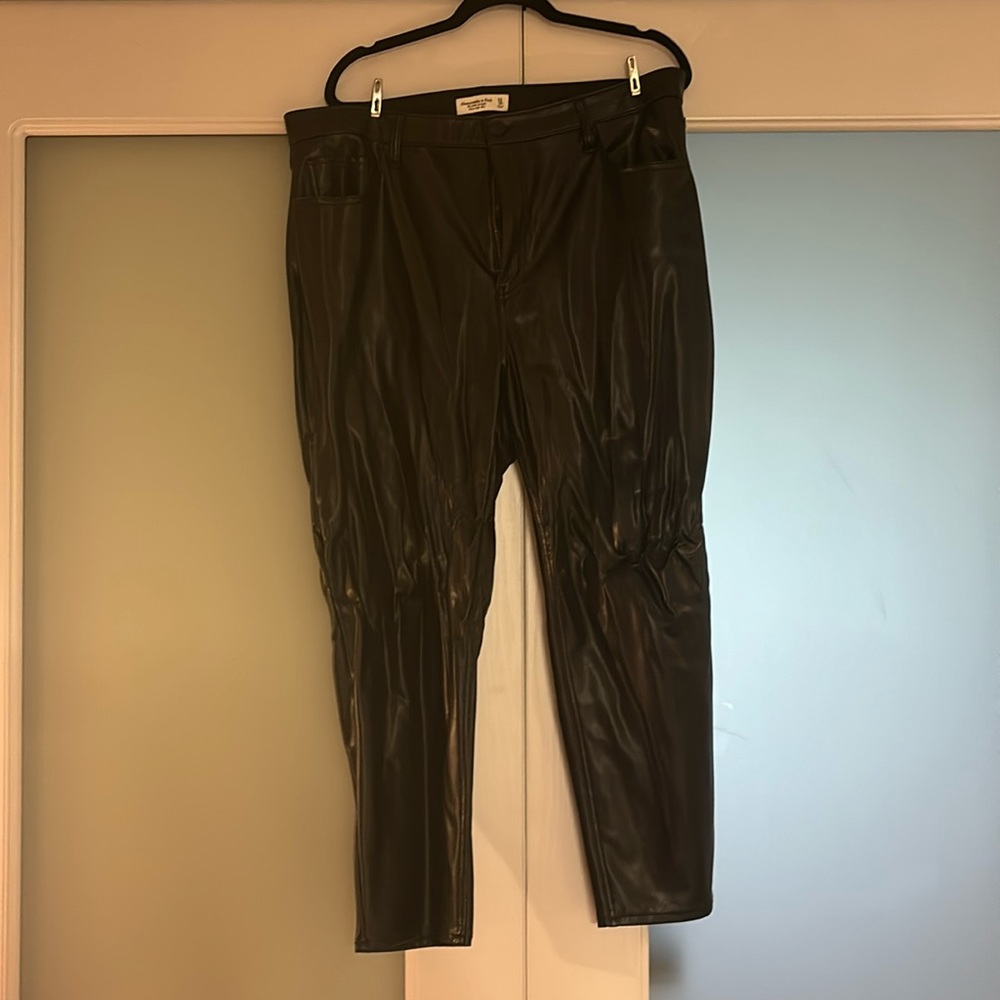 Abercrombie & Fitch Vegan Leather Pants